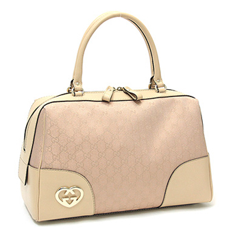 グッチ GUCCI バッグ コピー ハンドバッグ 257066 FI0AG 5963 GGラメキャンバス LOVELY ラブリー ピンク/ナチュラルベージュ